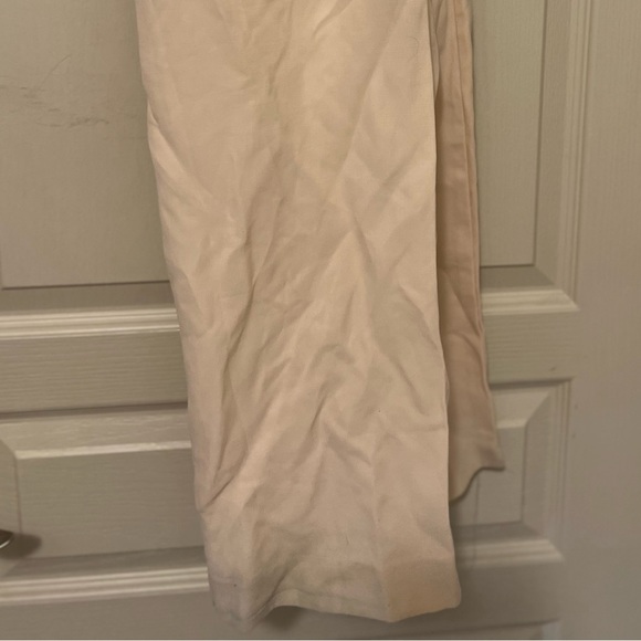 Zara Cream High Waisted Trousers - Picture 2 of 3